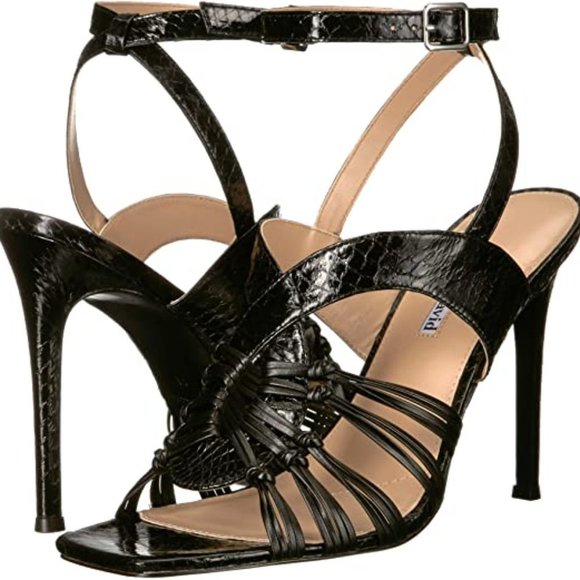 Charles David Womens Vibrant Leather Open Toe Dress Heels 5 - Picture 2 of 7